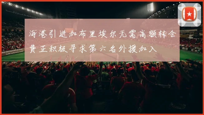 海港引进加布里埃尔无需高额转会费正积极寻求第六名外援加入